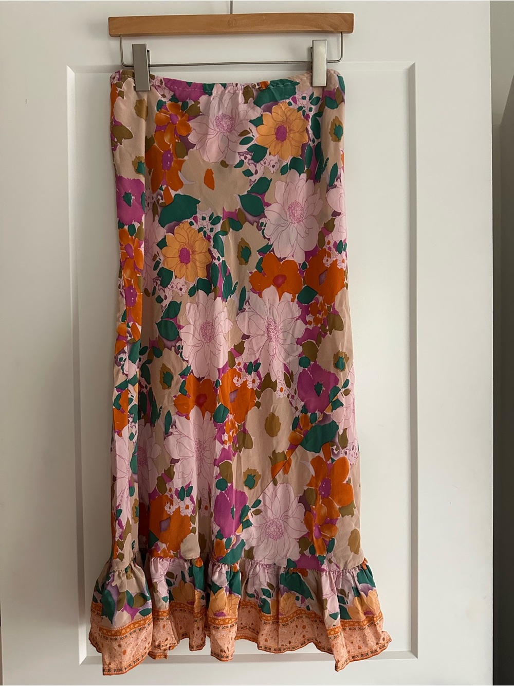 Plenty Vintage 100% Silk Skirt